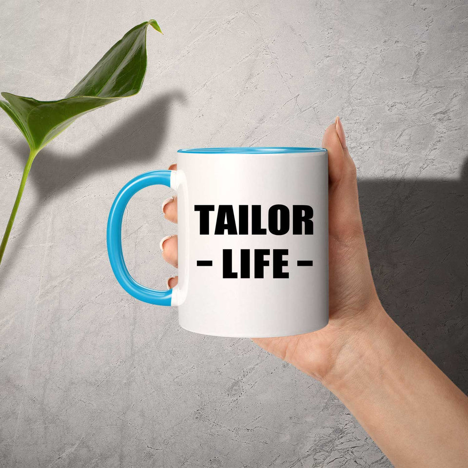 Tailor Life - 11oz Accent Mug Blue