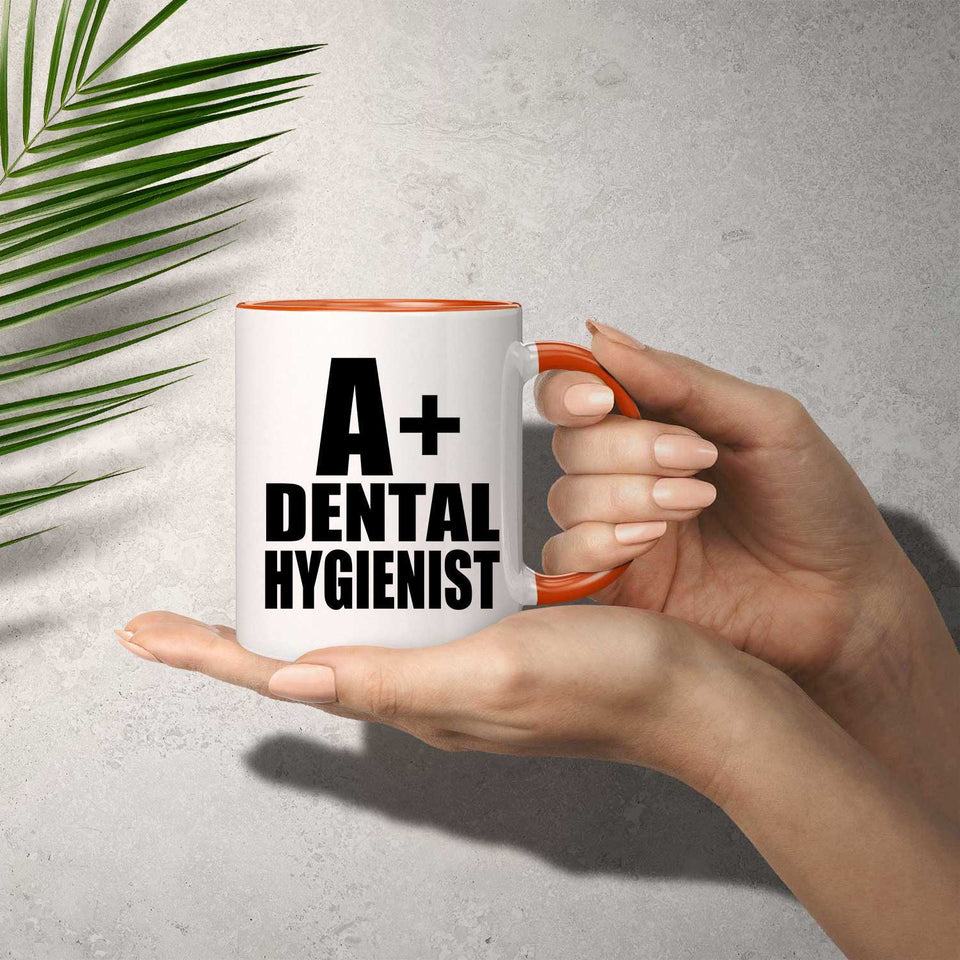 A+ Dental Hygienist - 11oz Accent Mug Orange