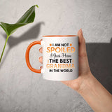I Am Not Spoiled I Just Have The Best Grandma In The World - 11oz Accent Mug Orange