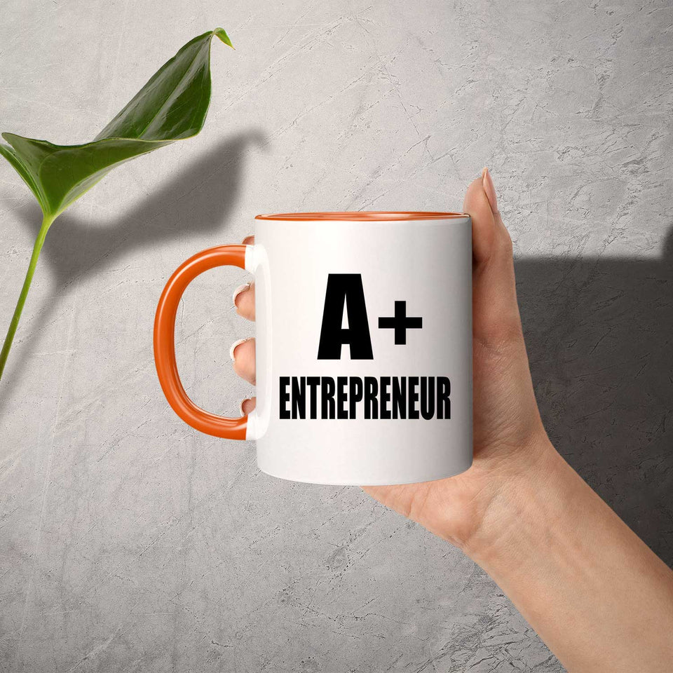 A+ Entrepreneur - 11oz Accent Mug Orange