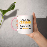 Ain't No Grandma Like The One I Got - 11oz Accent Mug Pink