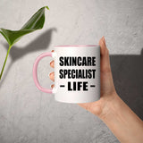Skincare Specialist Life - 11oz Accent Mug Pink