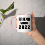 Friend Since 2022 - 11oz Accent Mug Pink