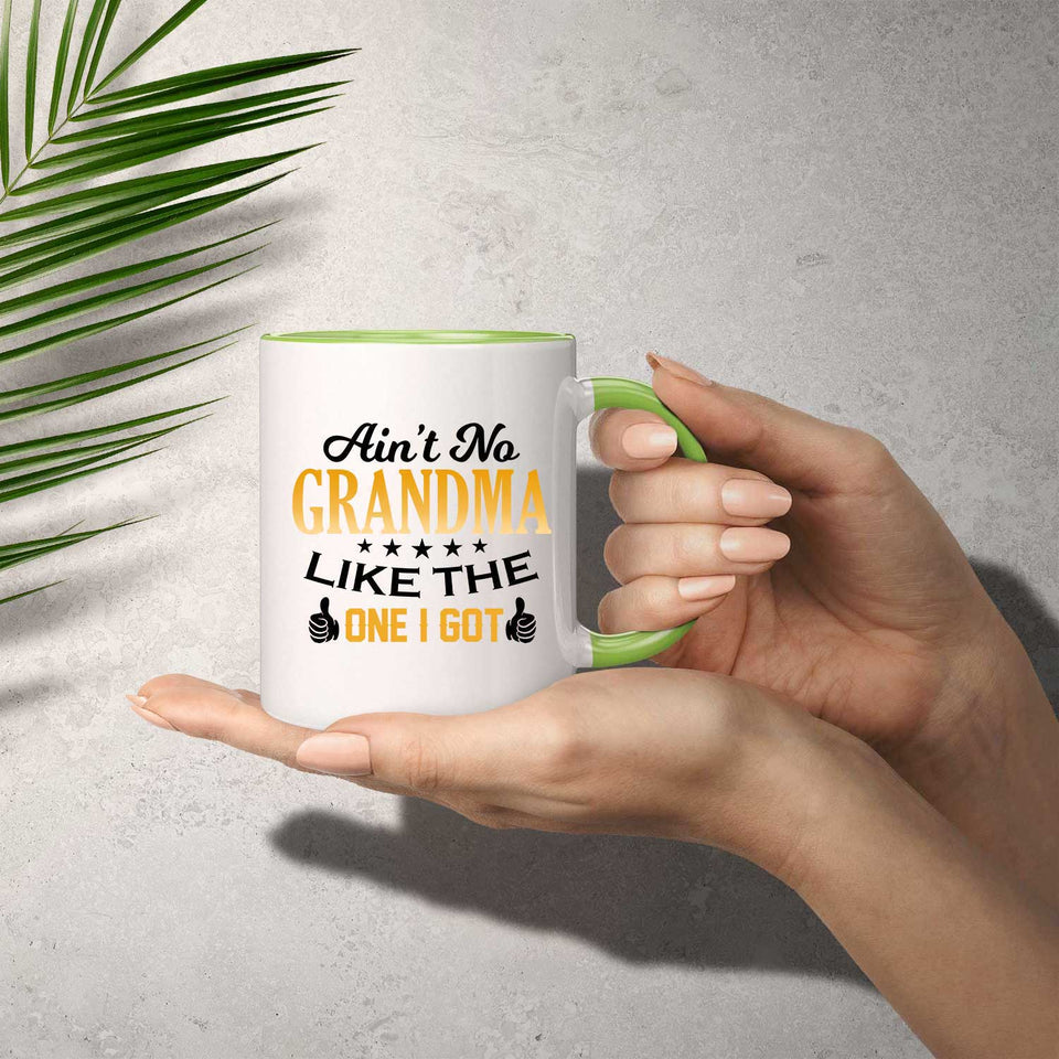 Ain't No Grandma Like The One I Got - 11oz Accent Mug Green