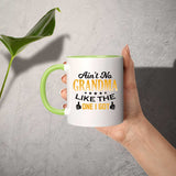 Ain't No Grandma Like The One I Got - 11oz Accent Mug Green
