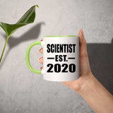 Scientist Established EST. 2020 - 11oz Accent Mug Green