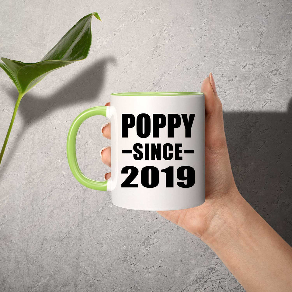 Poppy Since 2019 - 11oz Accent Mug Green