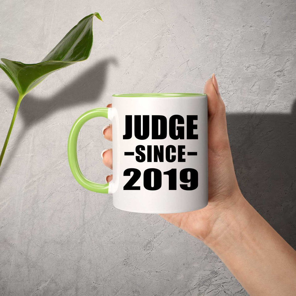 Judge Since 2019 - 11oz Accent Mug Green