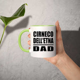 Cirneco Dell'etna Dad - 11oz Accent Mug Green