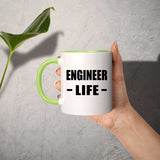 Engineer Life - 11oz Accent Mug Green