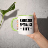 Skincare Specialist Life - 11oz Accent Mug Green