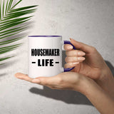 Housemaker Life - 11oz Accent Mug Purple