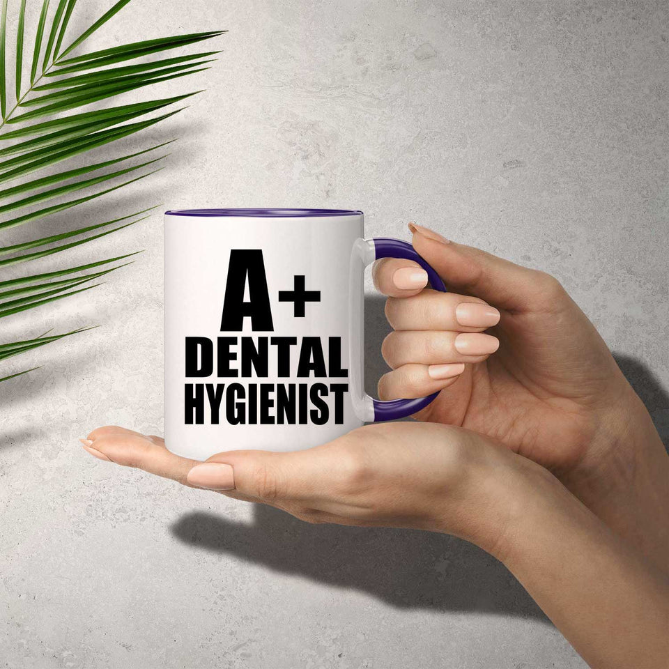 A+ Dental Hygienist - 11oz Accent Mug Purple