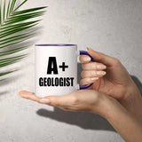A+ Geologist - 11oz Accent Mug Purple