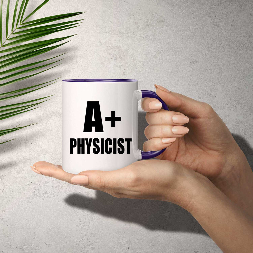 A+ Physicist - 11oz Accent Mug Purple