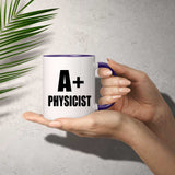 A+ Physicist - 11oz Accent Mug Purple