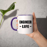 Engineer Life - 11oz Accent Mug Purple
