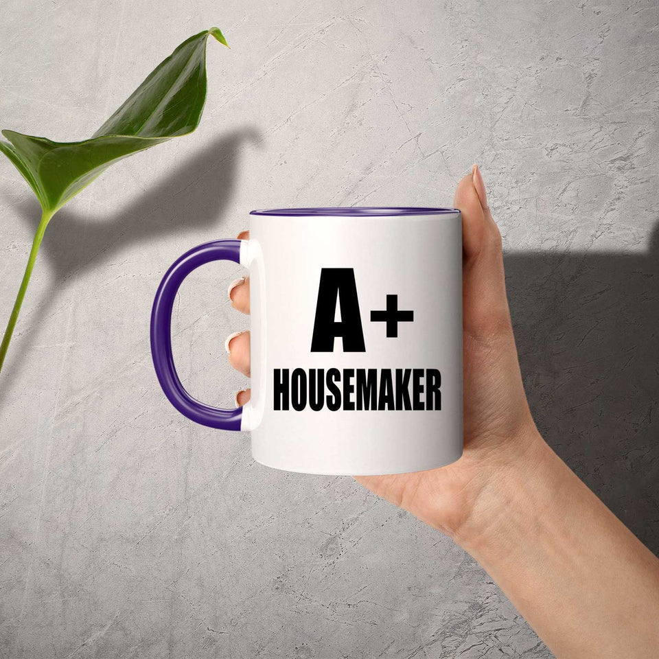 A+ Housemaker - 11oz Accent Mug Purple