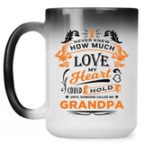 How Much Love Could Hold Until Called Me Grandpa - 15 Oz Color Changing Mug