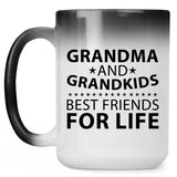 Grandma and Grandkids, Best Friends For Life - 15 Oz Color Changing Mug
