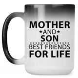 Mother and Son, Best Friends For Life - 15 Oz Color Changing Mug