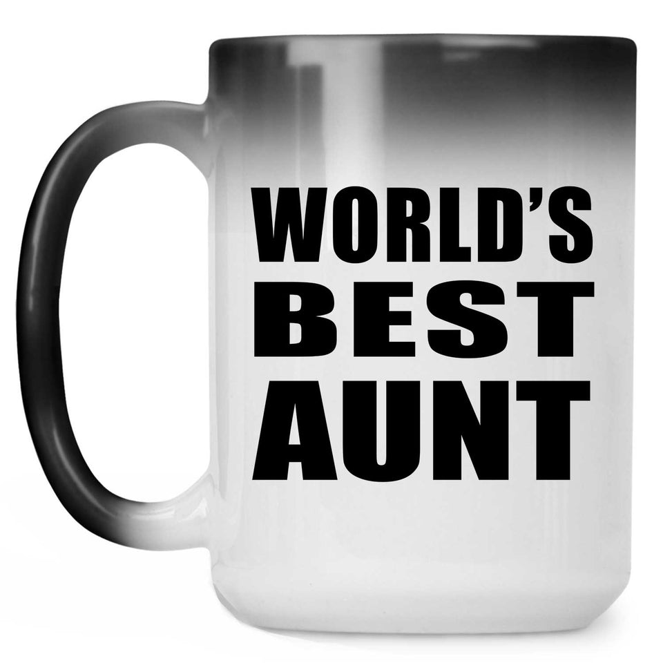 World's Best Aunt - 15 Oz Color Changing Mug