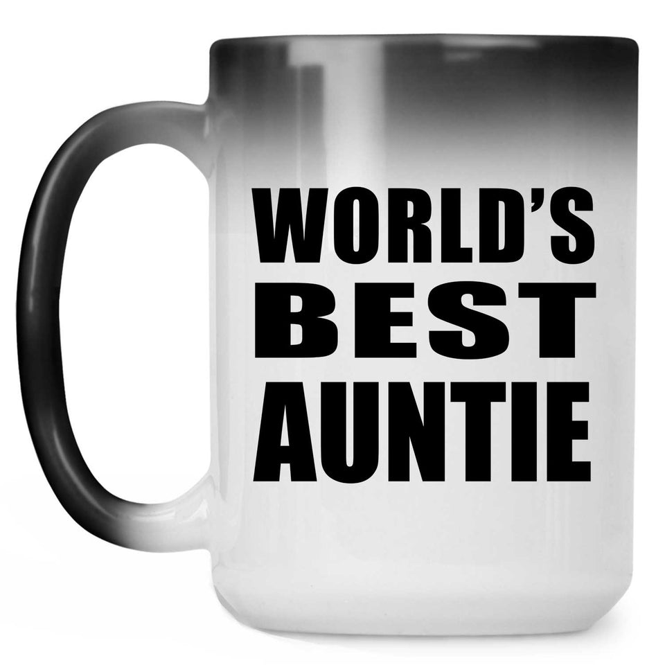 World's Best Auntie - 15 Oz Color Changing Mug