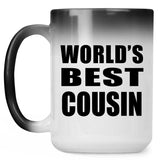World's Best Cousin - 15 Oz Color Changing Mug