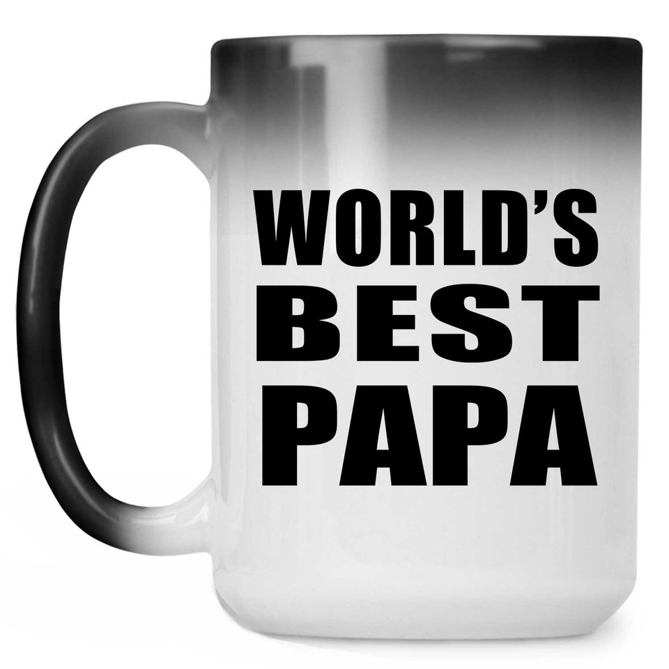 World's Best Papa - 15 Oz Color Changing Mug