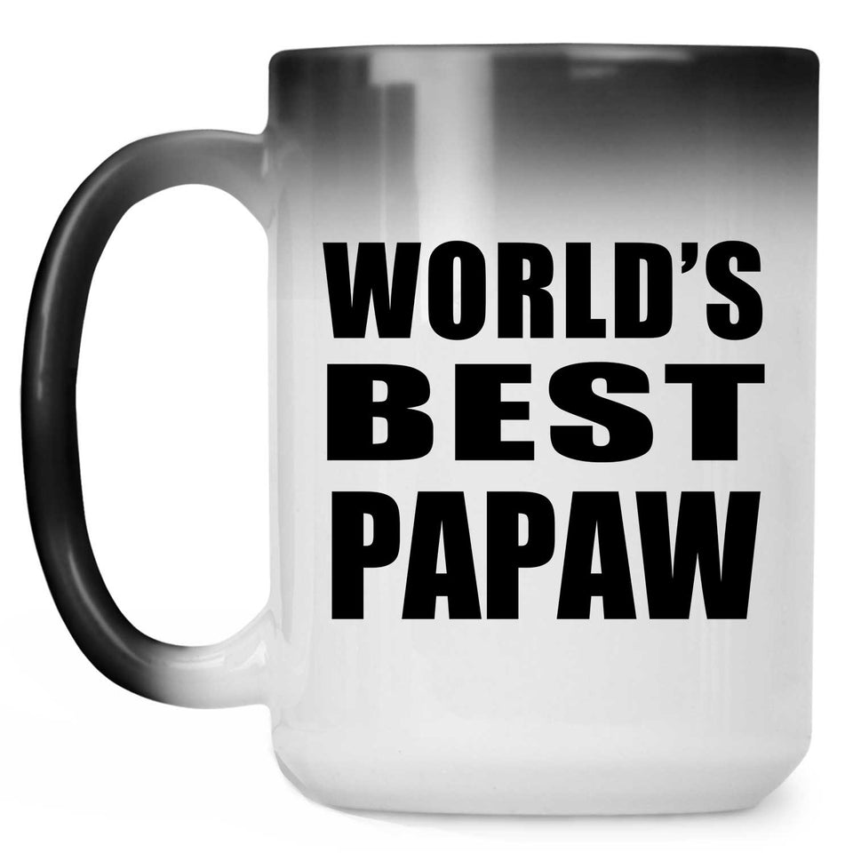 World's Best Papaw - 15 Oz Color Changing Mug