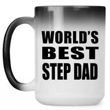 World's Best Step Dad - 15 Oz Color Changing Mug