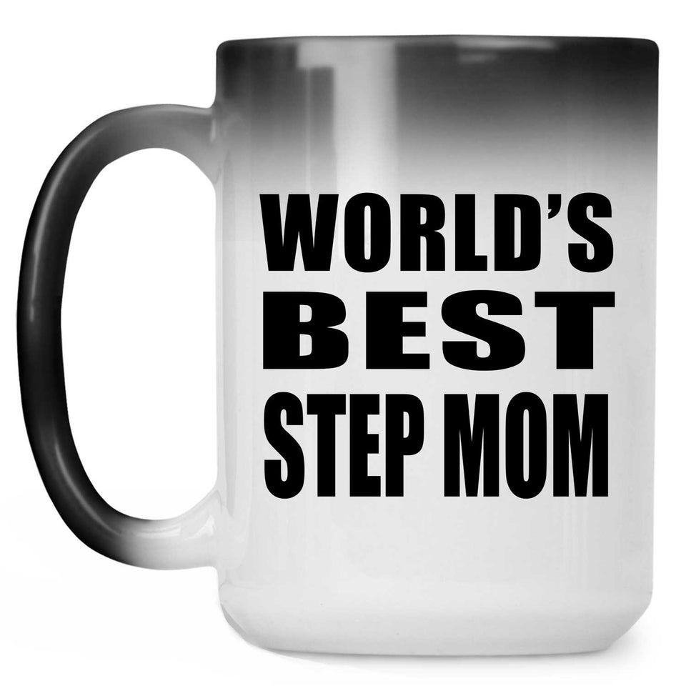 World's Best Step Mom - 15 Oz Color Changing Mug