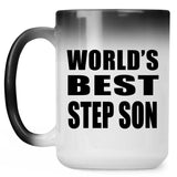 World's Best Step Son - 15 Oz Color Changing Mug