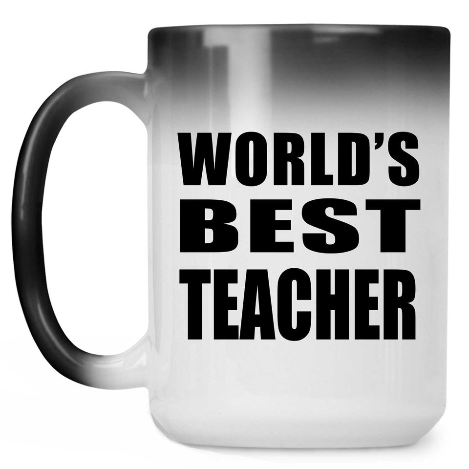 World's Best Teacher - 15 Oz Color Changing Mug