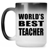 World's Best Teacher - 15 Oz Color Changing Mug
