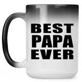 Best Papa Ever (Grandpa) - 15 Oz Color Changing Mug