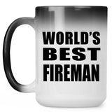 World's Best Fireman - 15 Oz Color Changing Mug