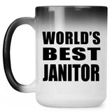 World's Best Janitor - 15 Oz Color Changing Mug