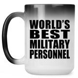 World's Best Military Personnel - 15 Oz Color Changing Mug