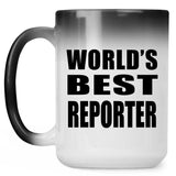 World's Best Reporter - 15 Oz Color Changing Mug