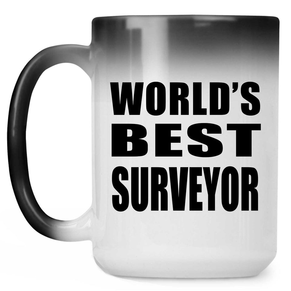 World's Best Surveyor - 15 Oz Color Changing Mug