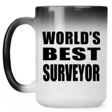World's Best Surveyor - 15 Oz Color Changing Mug