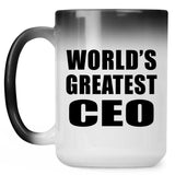World's Greatest CEO - 15 Oz Color Changing Mug