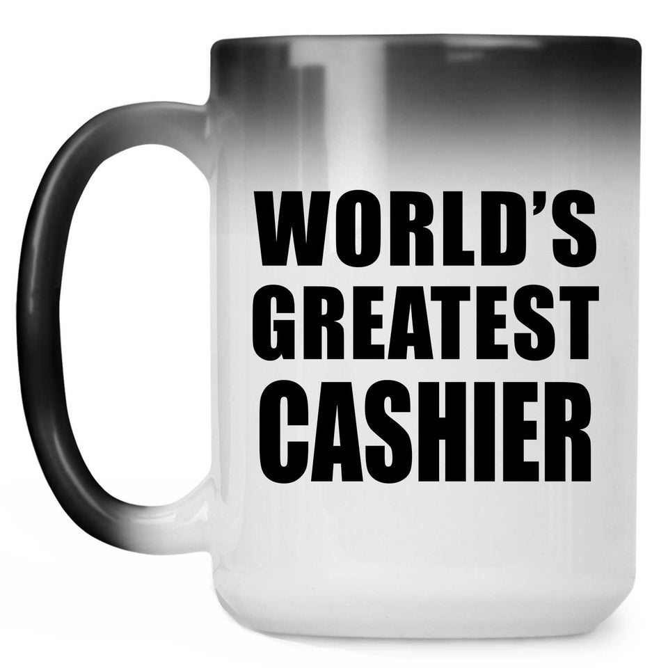 World's Greatest Cashier - 15 Oz Color Changing Mug