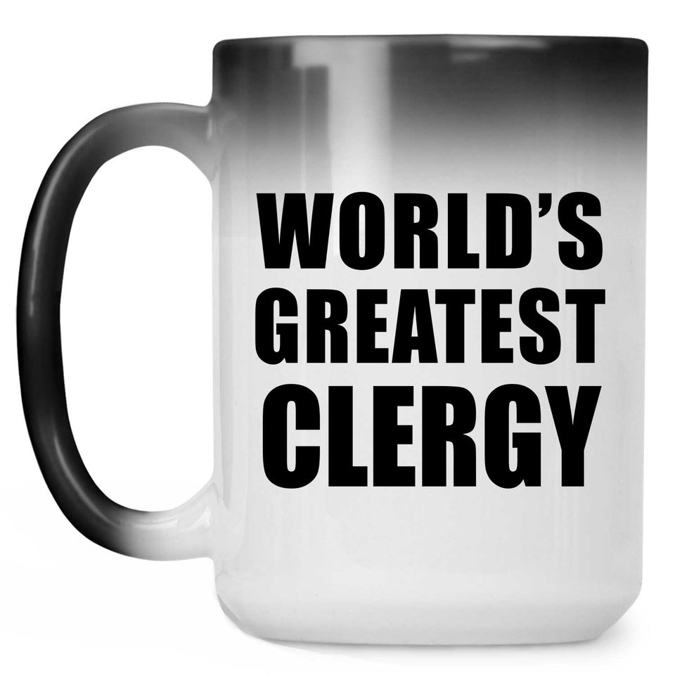 World's Greatest Clergy - 15 Oz Color Changing Mug