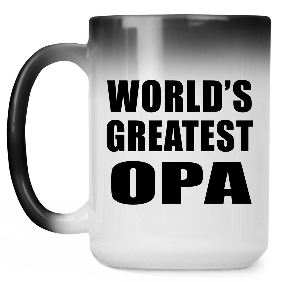 World's Greatest Opa - 15 Oz Color Changing Mug