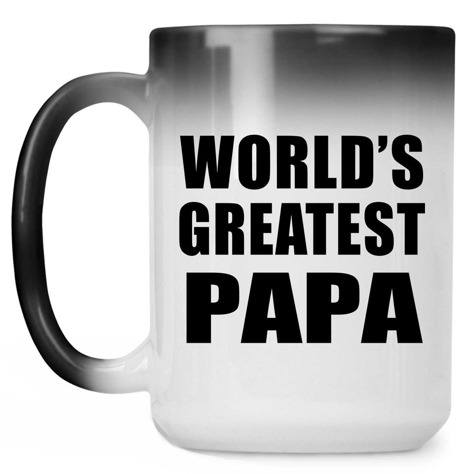 World's Greatest Papa - 15 Oz Color Changing Mug