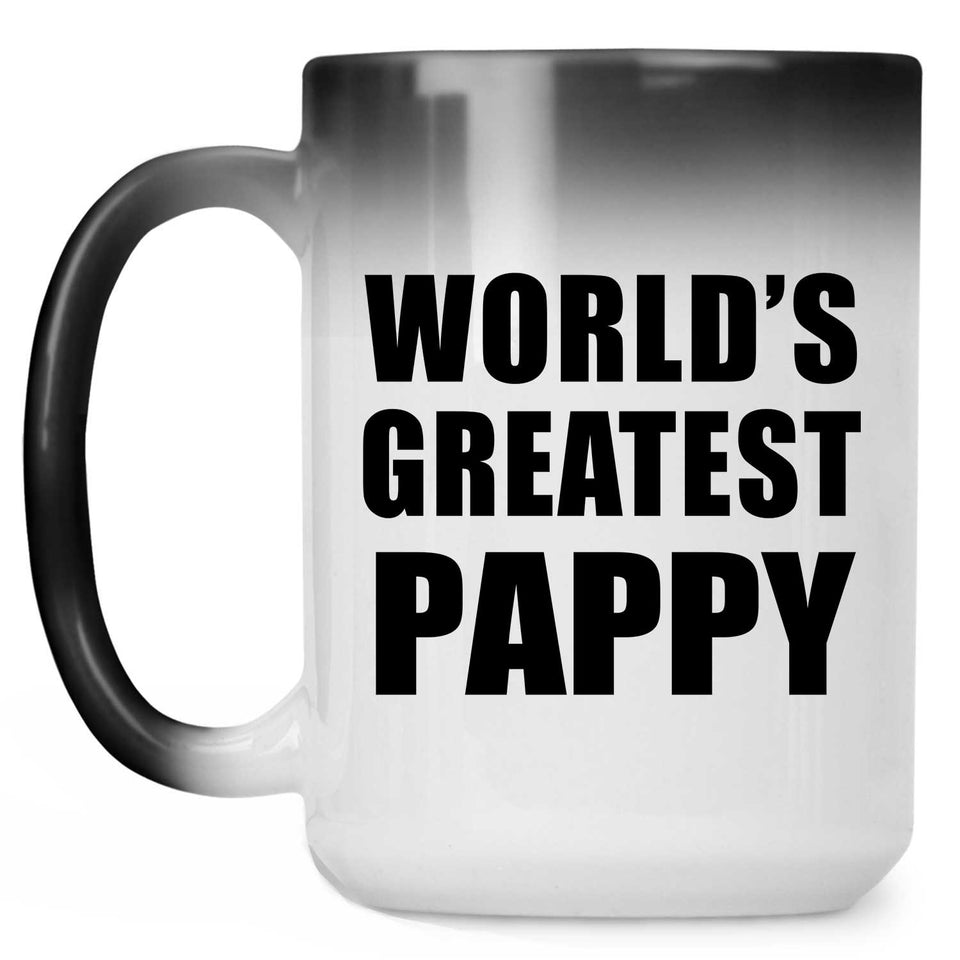 World's Greatest Pappy - 15 Oz Color Changing Mug