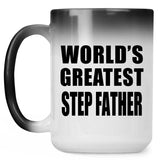 World's Greatest Step Father - 15 Oz Color Changing Mug