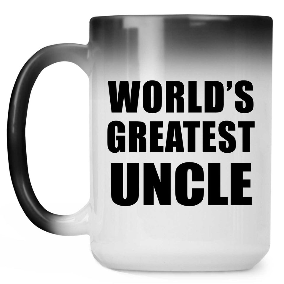 World's Greatest Uncle - 15 Oz Color Changing Mug